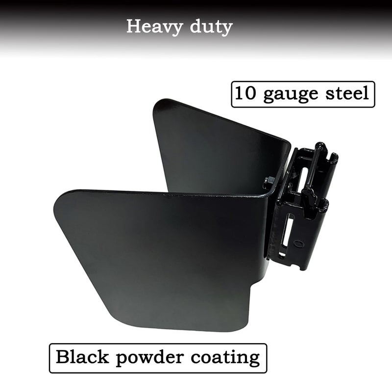 ANISUN 2pcs Motorcycle E Track Wheel Chock E Track Dirt Bike Wheel Chock Supports Tires up to 6 inch Wide - Image 5